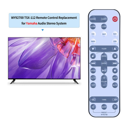 WY92700 Remote Control For Yamaha Micro CD Receiver TSX-112 TSX-112ML TSX-112BL