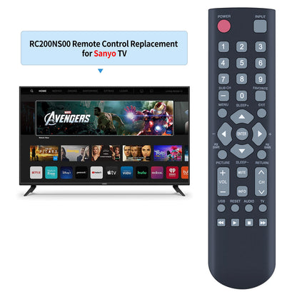 RC200NS00 For Sanyo TV Remote Control DP32D53M DP42D24 DP50747 DP553120