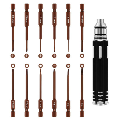 Craznick Repair Screwdrivers Tool Set for DJI Air 2/2S/3 Mavic Reddish-brown