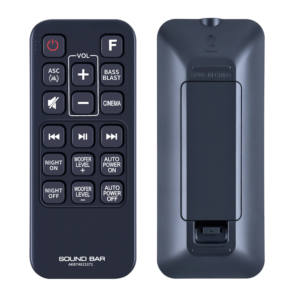 AKB74815371 For LG Sound Bar Remote Control SK3D SLM3D SPH4B-W SL3D SK4D