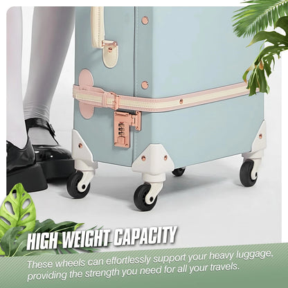 Vivikivi 4 Pcs Luggage Replacement Wheels, 50mm/1.97in 50mm/1.97inches