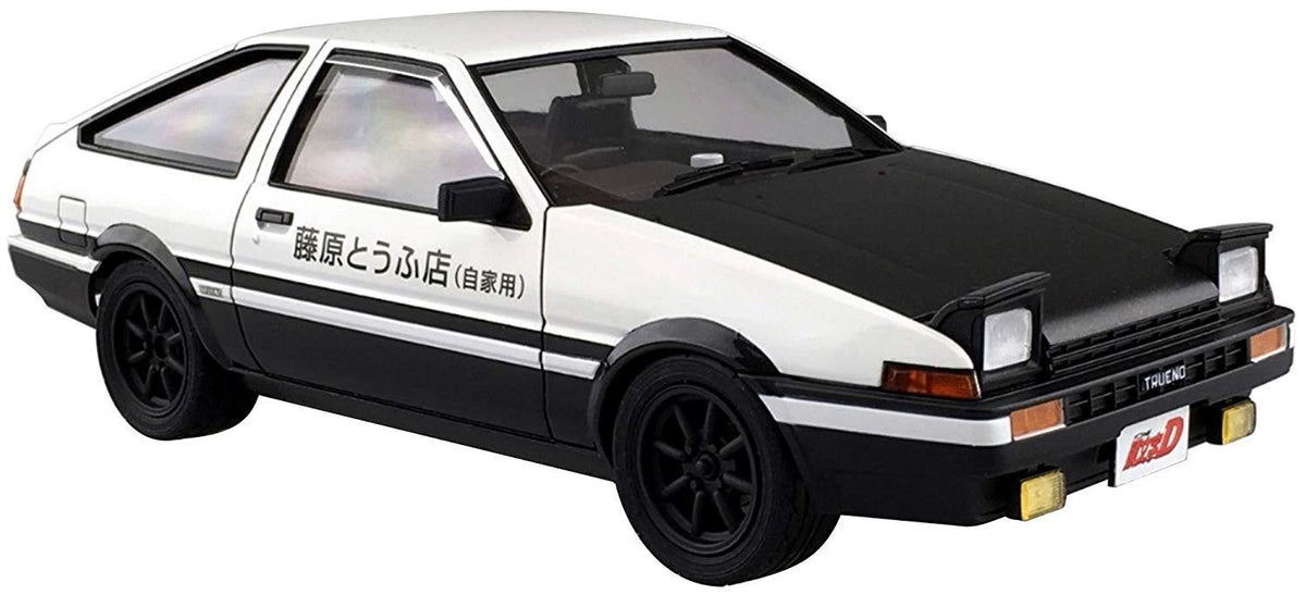 Aoshima Fujiwara Takumi AE86 Trueno Project-D Toyota 1:24 Small, Multicolor