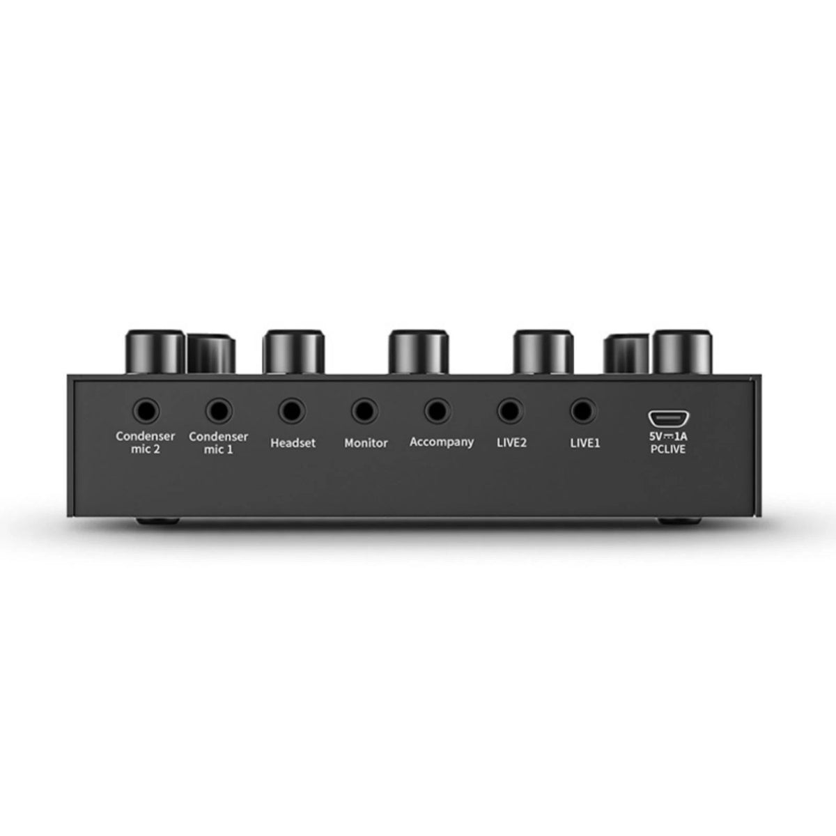 Multi-function V8S Sound Card W/Rich Sound Effect Live Broadcast Audio Equipment