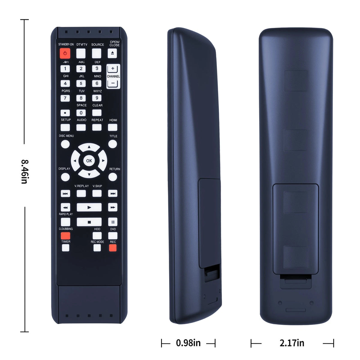 Remote Control For Magnavox MDR5134, NB820UD, H2160MW9, MDR513HF7, NB820