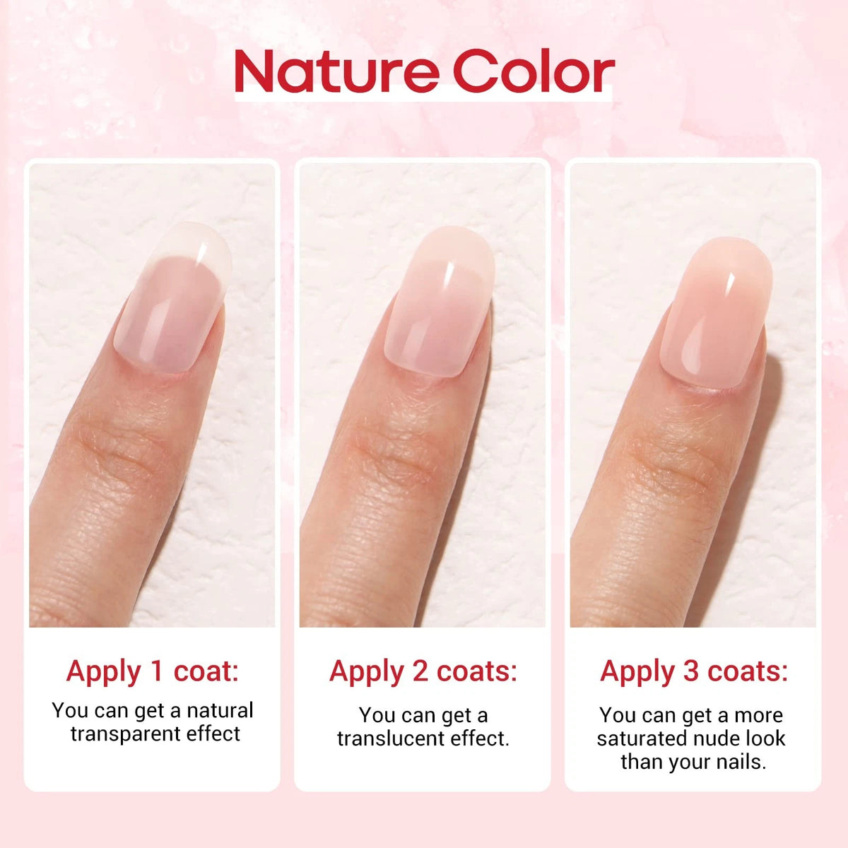 AZUREBEAUTY Nail Repair Kit 0.34 Fl Oz (Pack of 1), Jelly Pink