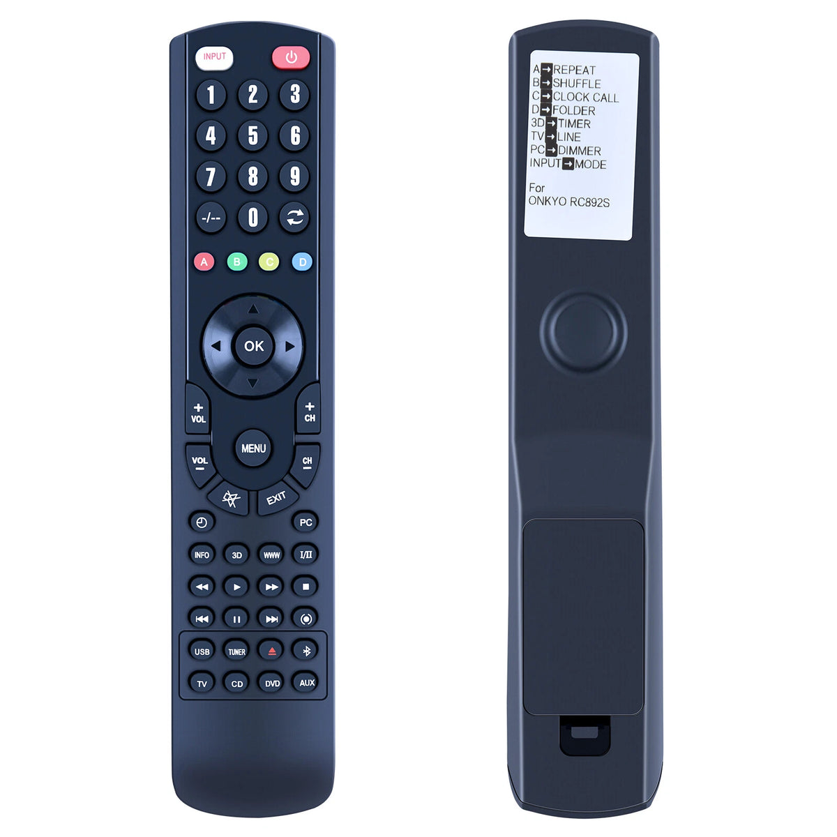 RC-892s For Onkyo Replacement Remote Control RC892s CR-265 CR265