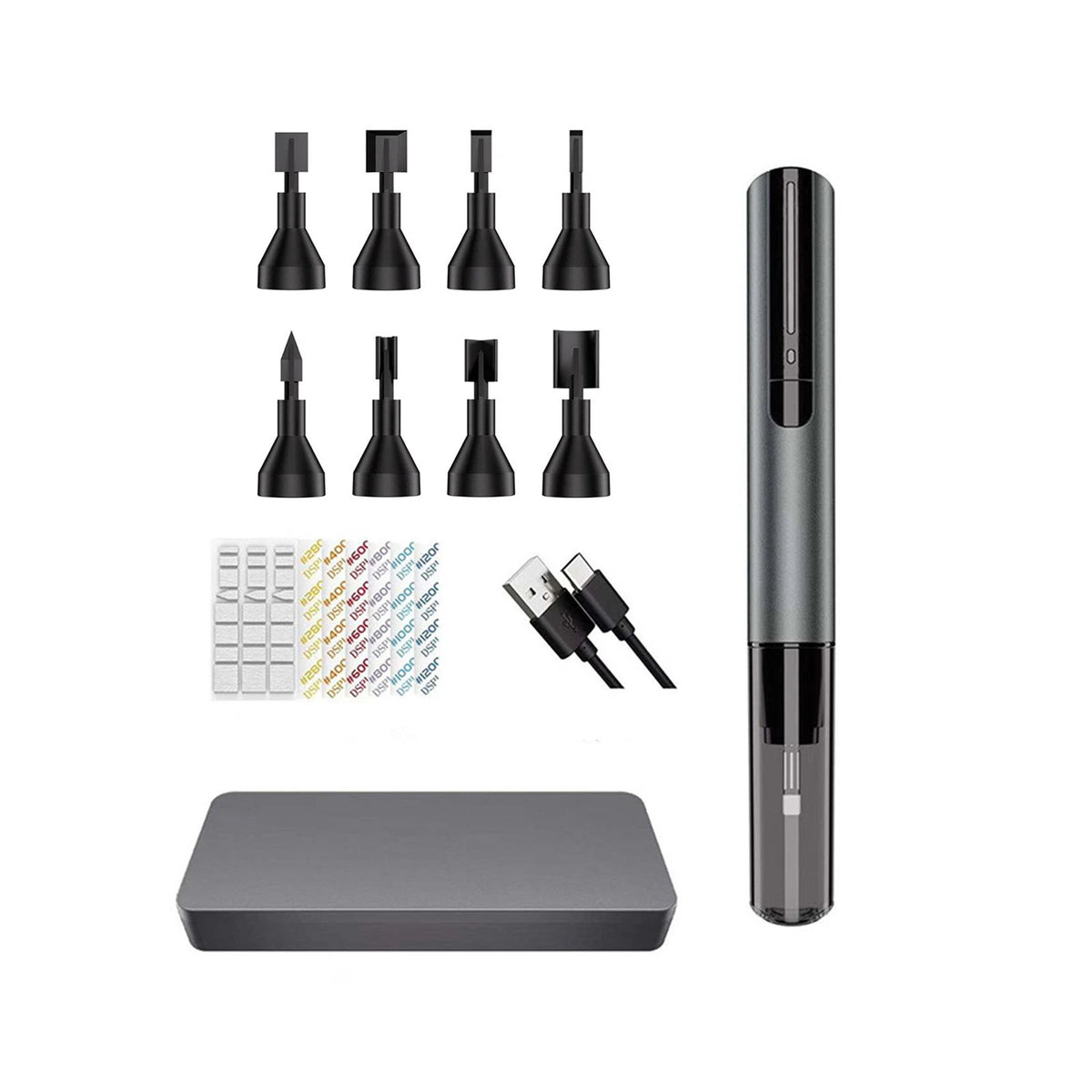 High Quality Reciprocating Grinding Pen 8 Sanding Heads & Silicone Abrasives