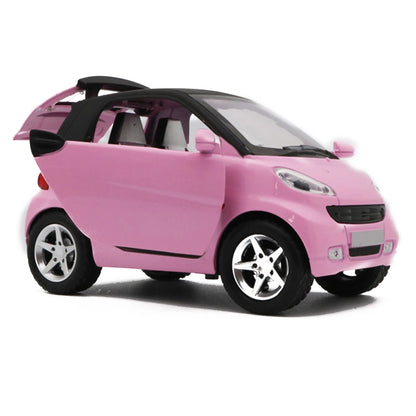 1:32 Model Car Toy Vehicle Kids Gifts With Sound&Light For Smart ForTwo Pink
