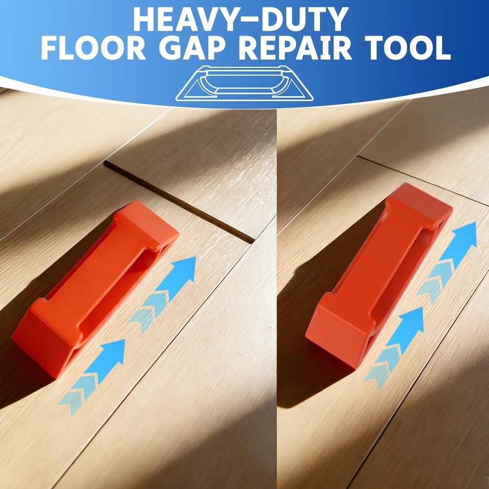 Floor Gap Fixer Tool for Laminate, Vinyl Plank & Hardwood 1pack, Orange