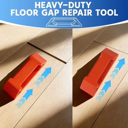 Floor Gap Fixer Tool for Laminate, Vinyl Plank & Hardwood 1pack, Orange