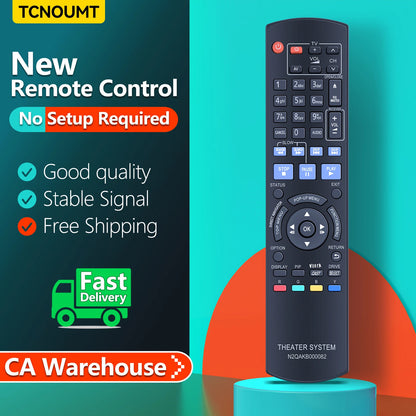 N2QAKB000082 Remote Control For Panasonic Player DMP-BD45 DMP-BD65