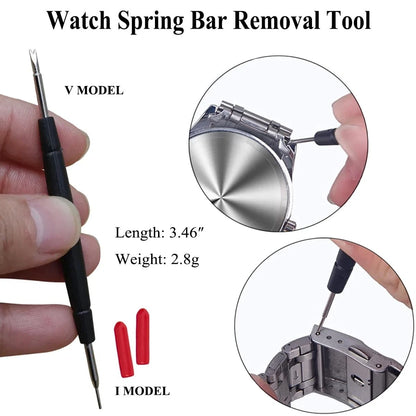 TICFROG 5 in1 Watch Battery Replacement Tool Kit, 5 in 1, Light Gray