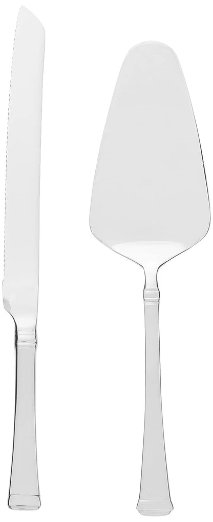 Mikasa Stanton 2-Piece Stainles Steel Cake Set 2-Piece, Silver