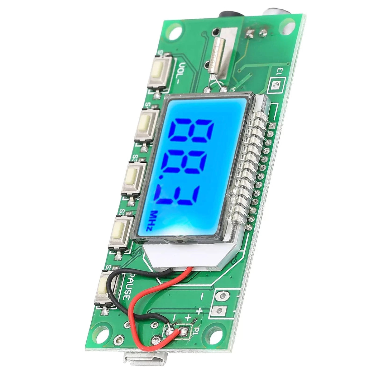 1* FM Module PCB Board W/LCD Display Digital FM Radio Projects Accessories