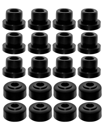 WQZLNX Golf Cart Lift A-Arm Bushing Kit Fit for GTW Front and Black