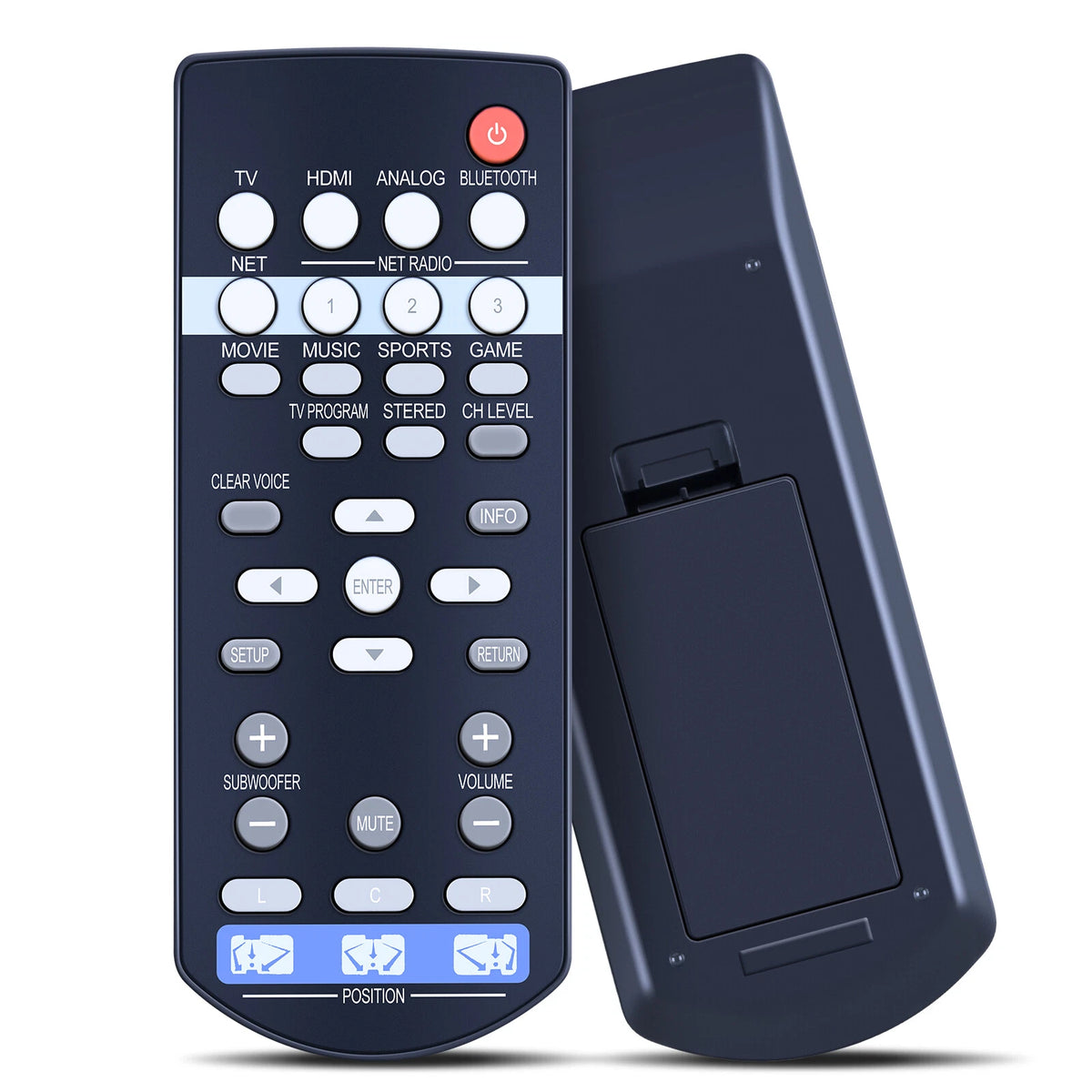 Remote Control For Yamaha Sound bar FSR86 ZP80780 SRT-1500 YSP-1600 SRT-1500BL
