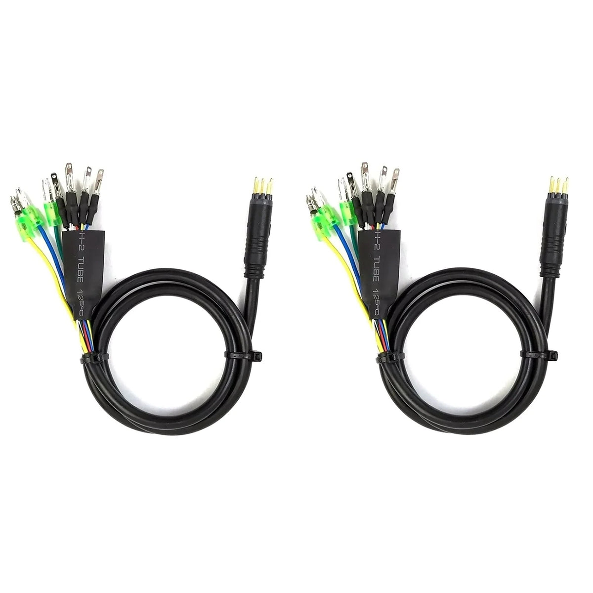 2pcs E-bike 9Pin Motor Extension Cable Male Cord For Wheel Hub Motors