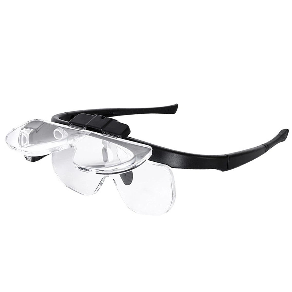 Adjustable Glasses Magnifying Glasses LED Headband Loupe Magnifier With Lamp
