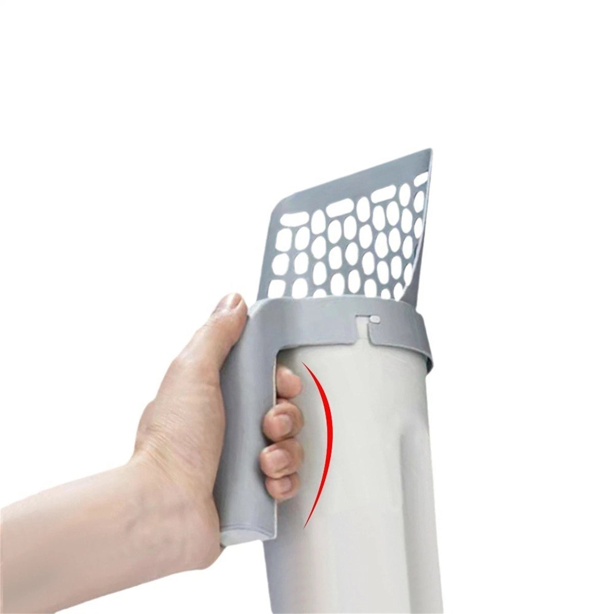 Cat Litter Scoop With 1 Bag Rolls (15Bags) , Integrated Detachable Shovel