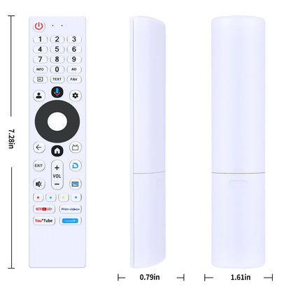 Replacement Remote Control For Tornado TV 65UA3400X For Metz 24MPE7000Z