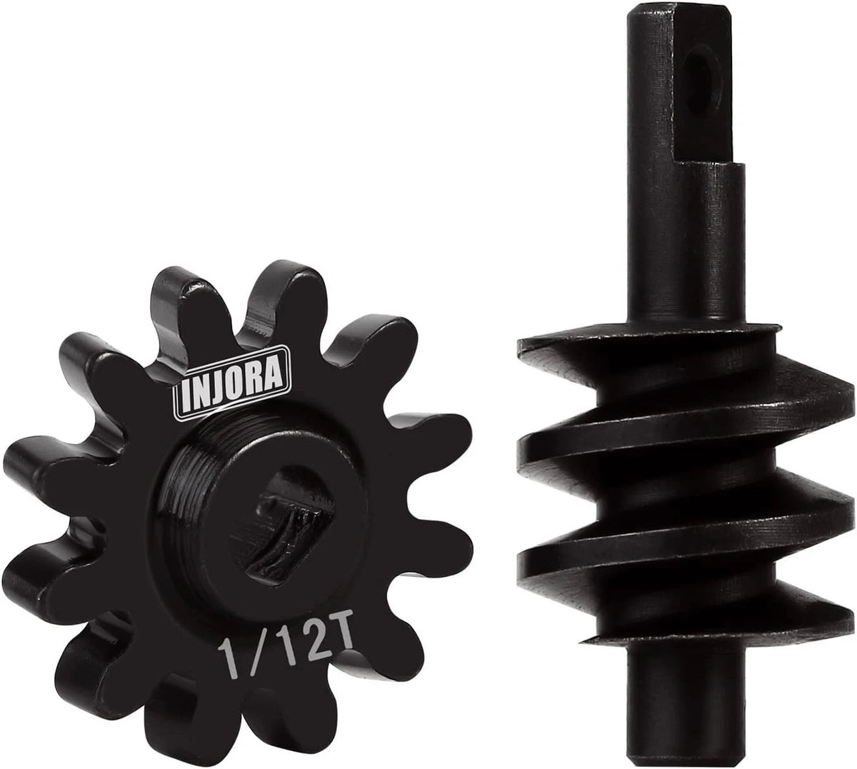 INJORA Underdrive Gears Differential Axle Steel 1/12T Worm Gears...
