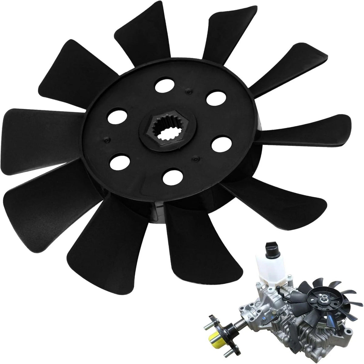 For Tuff Torq Cooling Fan 1A646083050 for Cub Cadet XT1-LT54 XT2-SLX54