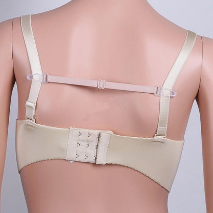 5pcs Women Elastic Band Non-Slip Adjustable Bra Straps Holder with Clip