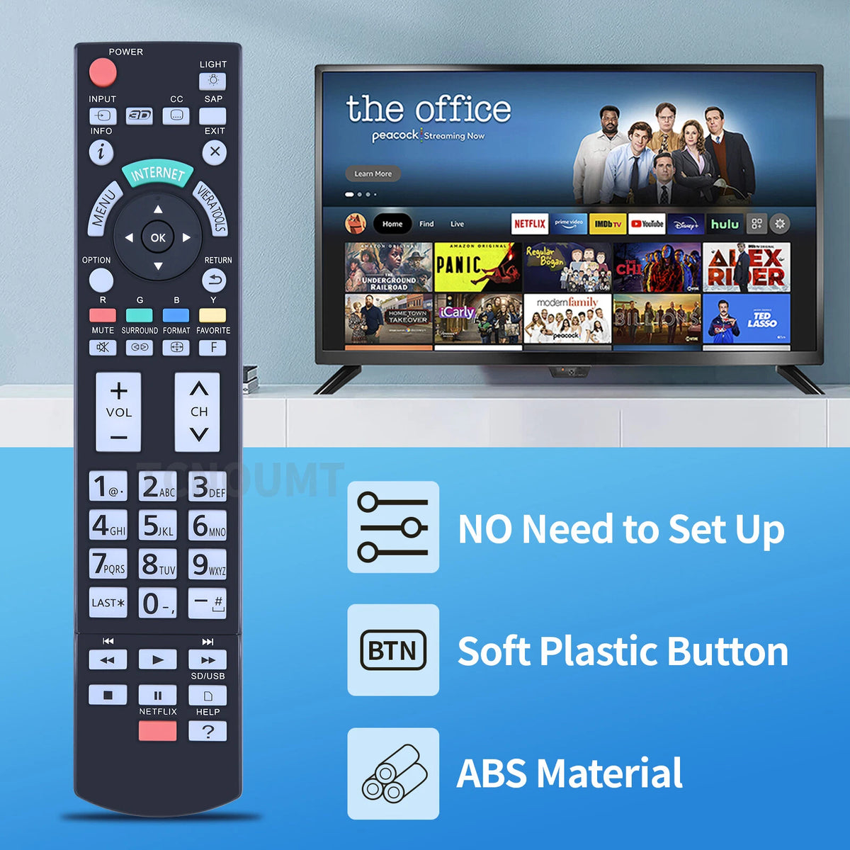 N2QAYB000777 Remote Control For Panasonic TV TCP50ST50X TCP60ST50X