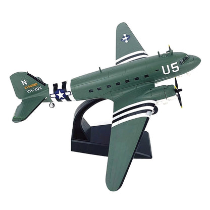 USAAF Douglas C-47 Skytrain 1/100 Scale Alloy Model Transport Aircraft Display