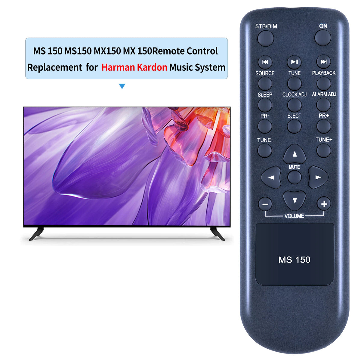 Remote Control For Harman Kardon Audio System MS 100 MS 150 MS100 MS150