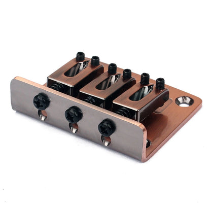 Adjustable 3 String Chrome Electric Cigar Box Guitar Bridge Tailpiece Wrench Kit