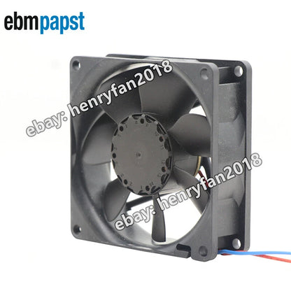 Ebmpapst 8412NMLE DC Axial Fan 12V 0.62W 52mA 80*80*25mm 26.5CFM Cooling Fan