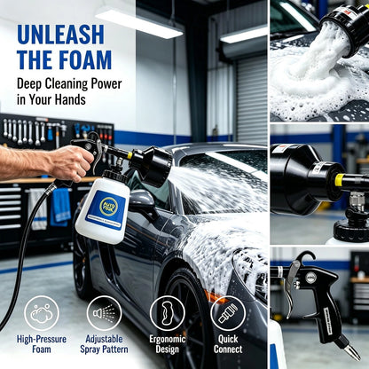 Car Wash Foam Gun,Foam Cannon Kit,Car Cleaning Gun, Black-2