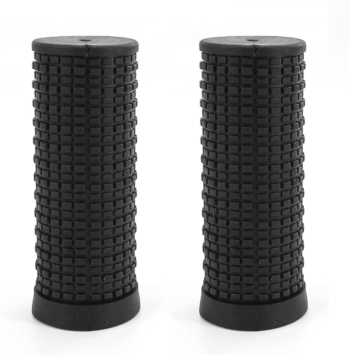1 Pair MTB Bike Short Handlebar Grips 20x74mm/0.78x2.91inch, Normal, Black