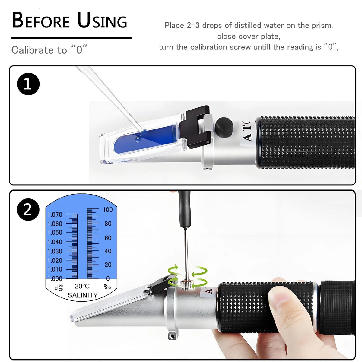 Seawater Salinity Refractometer, Automatic Refractometer