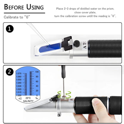 Seawater Salinity Refractometer, Automatic Refractometer