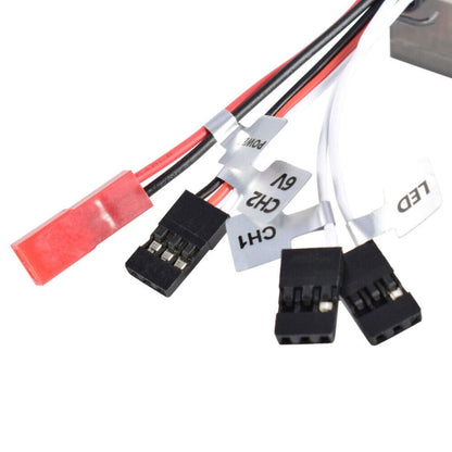 10A Brushed RC ESC 2s/3s Dual Way Brake LED Control for 1/28 1/24 RC Car Model d