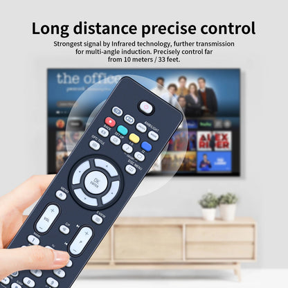 For Philips SRP5002/10 2-in-1 Universal Remote Control for TV/DVD
