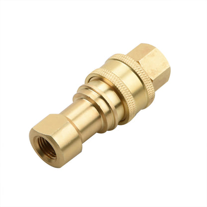 1Pack High Quality 1/4" Quick Connector Kit Up to 5000-6000 PSI for Ball Valve