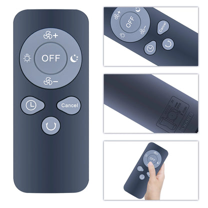 Remote Control For AddAcc / KITWLEMEN Rechargeable Camping Fan