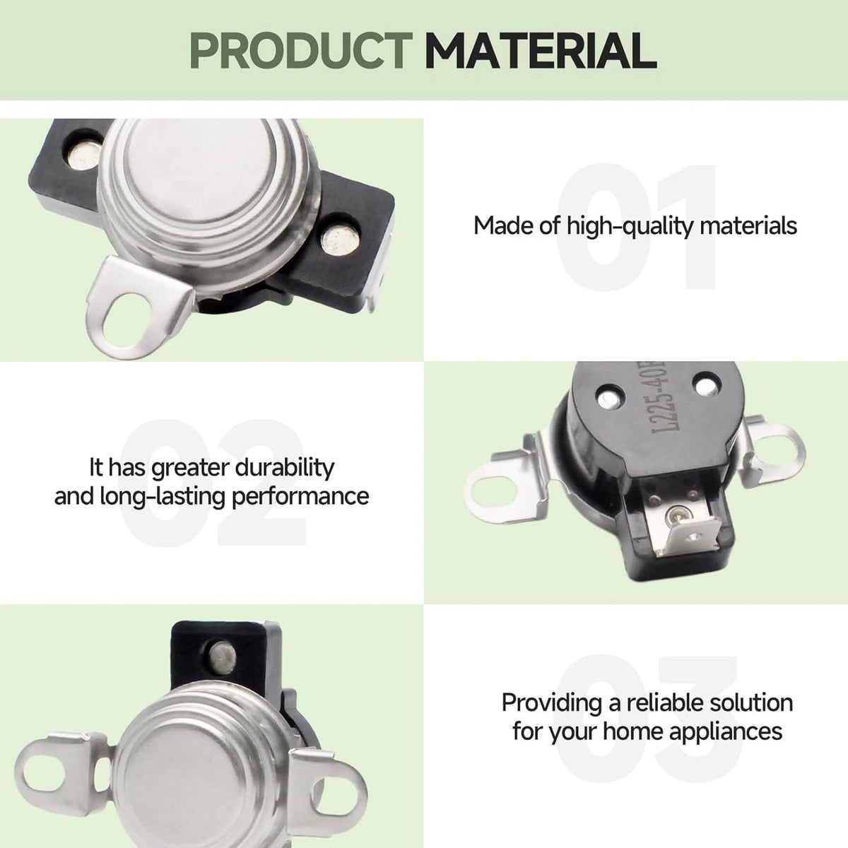 D510701 Dryer High Limit Thermostat, suitable for Speed Queen, Alliance,...