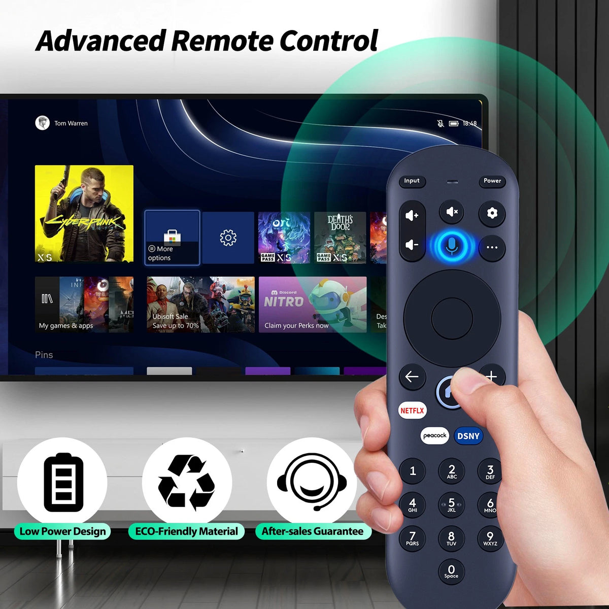 For Pioneer PN50-751-24U Xumo Smart TV Remote CP-RC1NA-23 (MG3-R34010) -