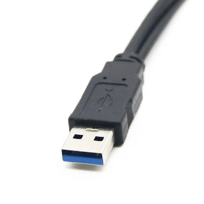 USB 3.0 1 To 2 Data Cable Male to Female Extension Charging Adapter Converter