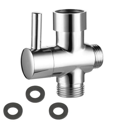 Solid Metal Water Divider 1/2in Connection for Handheld Fixed Head Switching
