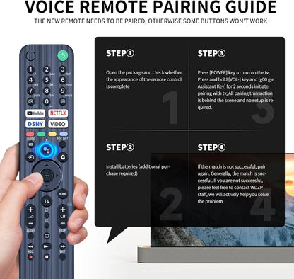 RMF-TX520E Voice Remote Control For Sony TV KD43X85J, KD50X85J. KD55X79J