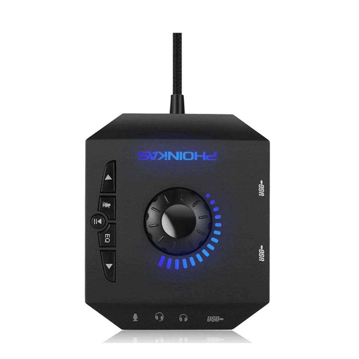 Professional Computer USB Sound Card 7.1 Channel Audio Adapter For PC Laptop F