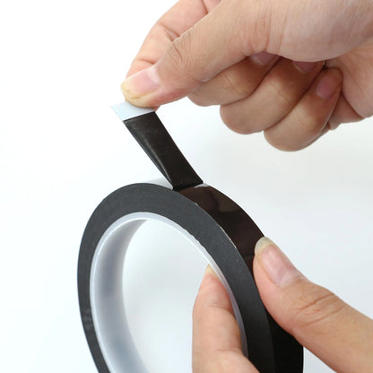 2PCS 14mmx50Meter 3D Printer Tape, 1968.5 inches x 14mm x 0.05mm, Black