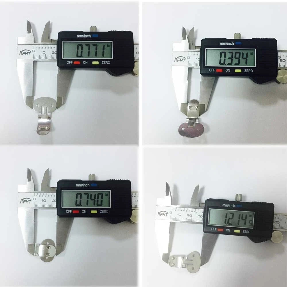 Wholesale Large Stainless Steel Flat Blank Shoe Clips for DIY