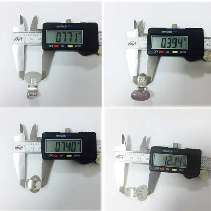 Wholesale Large Stainless Steel Flat Blank Shoe Clips for DIY