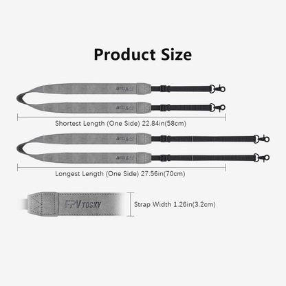 FPVtosky Lanyard for DJI RC 2 & & Pro 2, Lito X1 grey, Grey